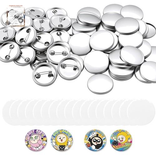 Buttonrohlinge 200 stück 58mm - 200,