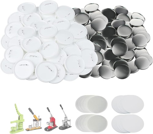 75mm buttonrohlinge set für - buttonrohlinge,