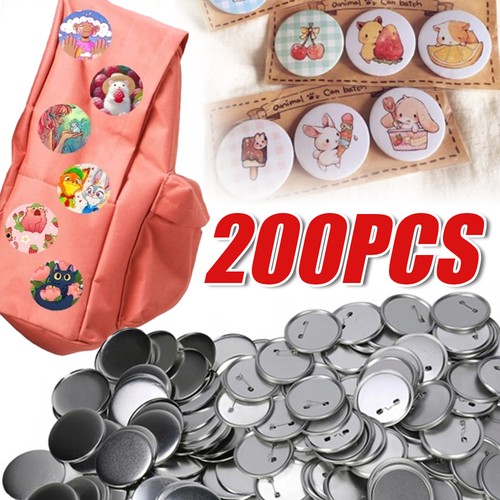 200 stk buttonrohlinge - 200, stk.