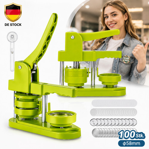 Buttonmaschine badgemaker 58mm - buttonmaschine,
